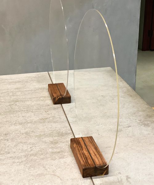 アクリパーテーション500φ